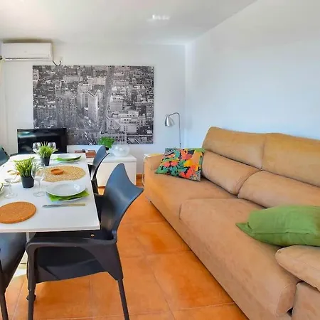 Seafront In Arenales Beach, Pool & Parking Apartment