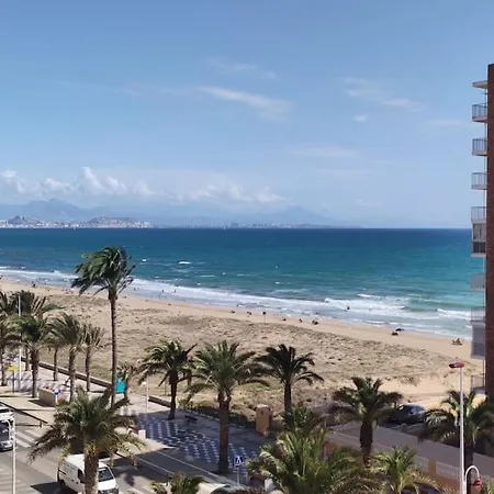 Apartment Seafront In Arenales Beach, Pool & Parking *