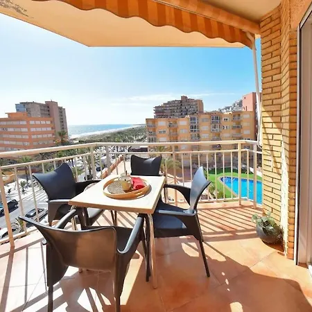 Seafront In Arenales Beach, Pool & Parking *